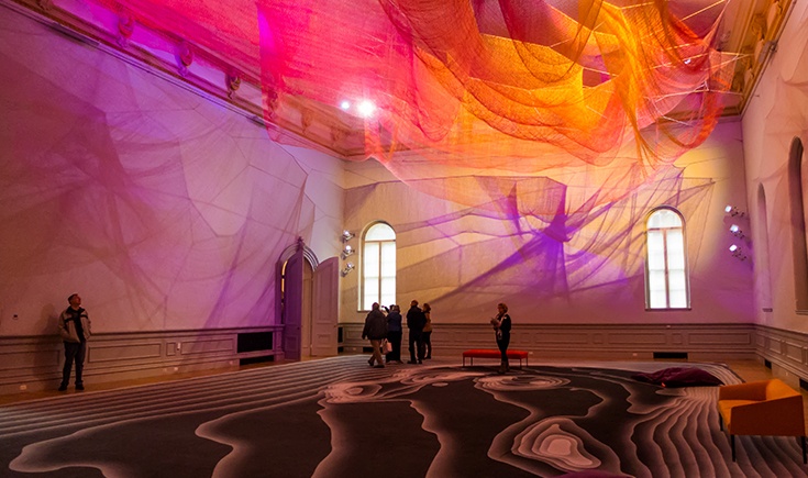Creation as seen in Janet Echelman's 1.8 Creation as seen in Janet Echelman's 1.8