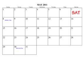 May 2011 SAT