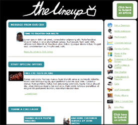internal company newsletter templates