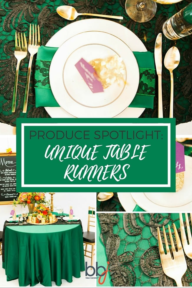 Product Spotlight Unique Table Runners