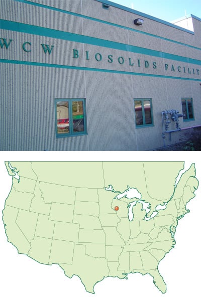 Schwing Bioset has completed start-up of a new Bioset Class A lime stabilization system at the West Central Wisconsin Biosolids Facility (WCWBF) located in Ellsworth, WI. 