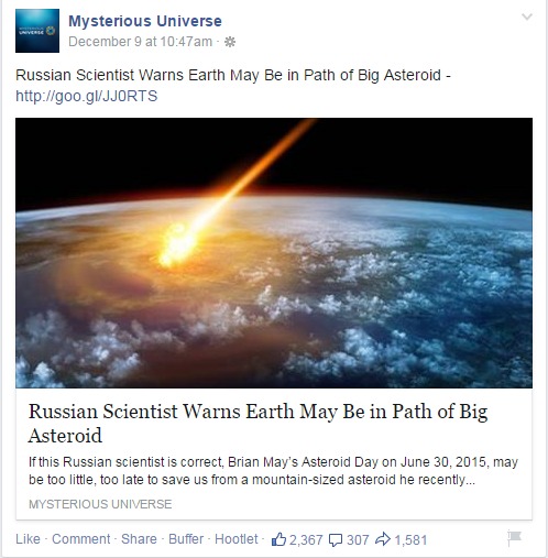 Russian Scientist Warns
