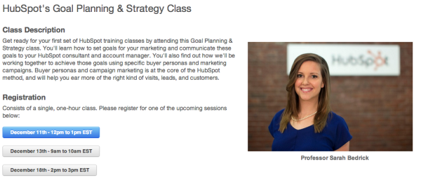 HubSpot Goal Planning Training Class resized 600