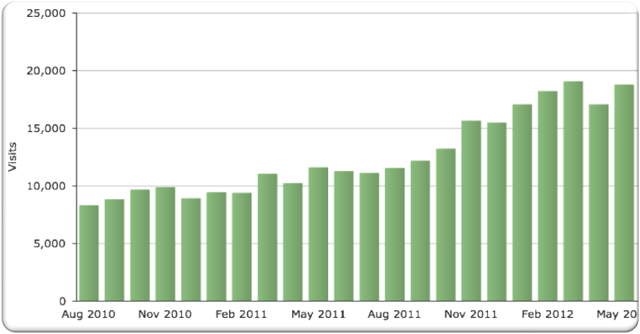IDR Visits from Organic Search