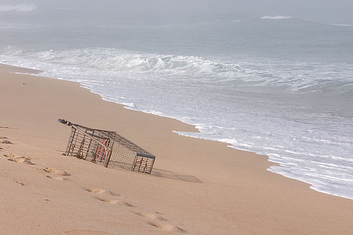 abandoned shopping cart
