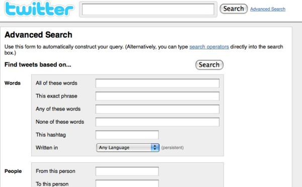 twitter search