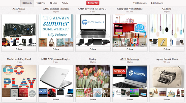 AMD's Pinterest
