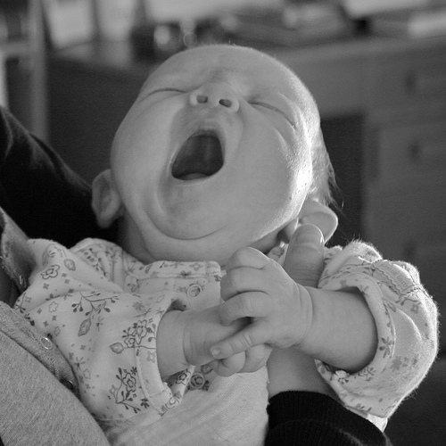 baby yawn