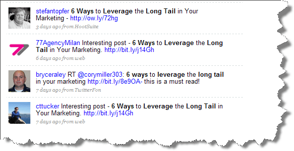 Blog Retweets for Authority