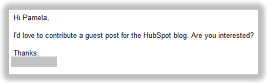 blogger pitch