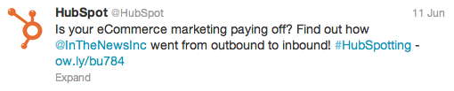 case study tweet
