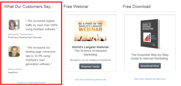 customer testimonials on homepage resized 600