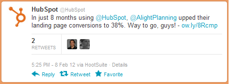 customer tweet