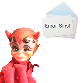 deadly email marketing sins