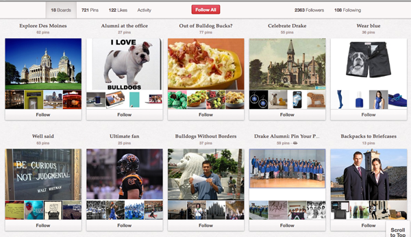 Drake University Pinterest