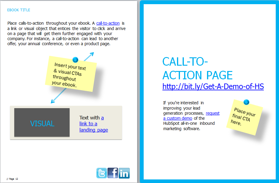 ebook call to action