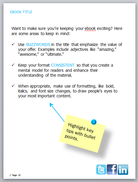 ebook formatting tips