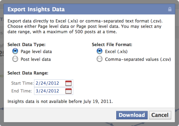 export insights data