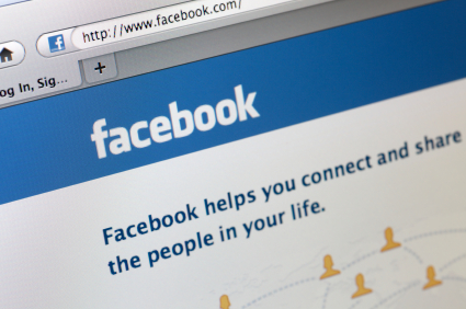 facebook homepage