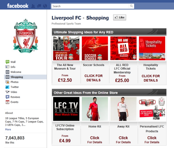 Liverpool FC Facebook