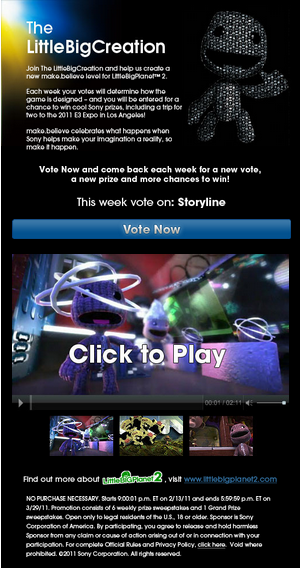 Sony Facebook Fan Page