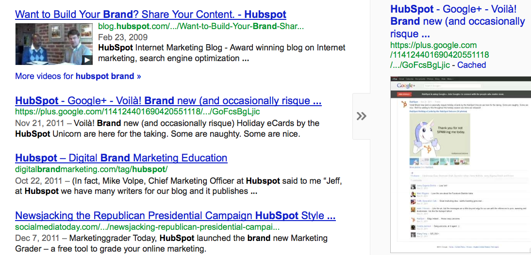 google plus in search engines