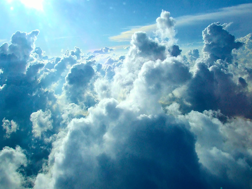 heavenly clouds