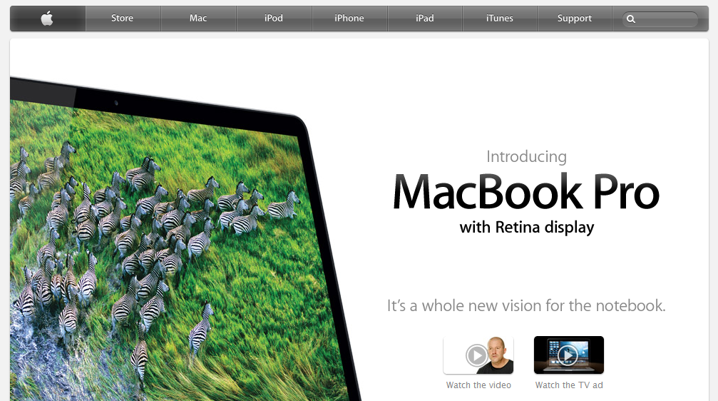 home page
