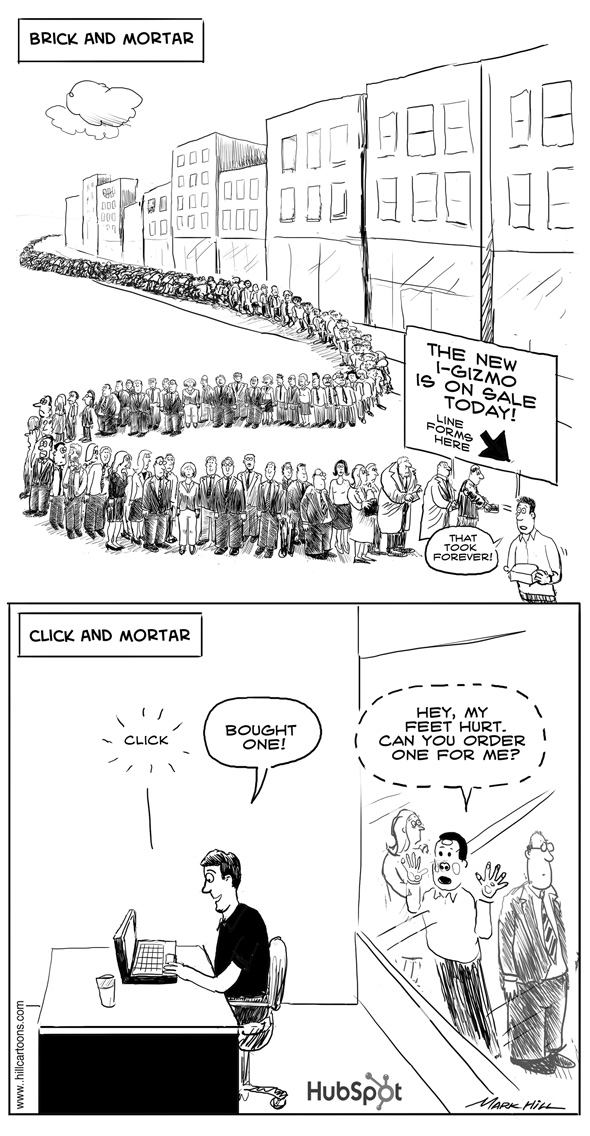 ecommerce cartoon