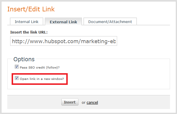 insert link