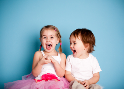 kids laughing