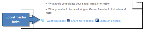 landing page socialmedia