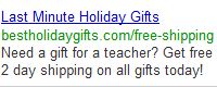 last minute gifts