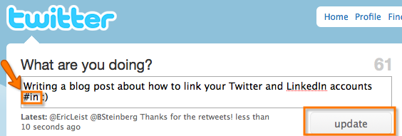 LinkedIn Tweet