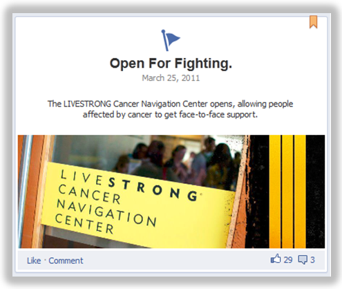 livestrong milestone