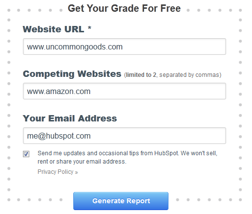 marketing grader