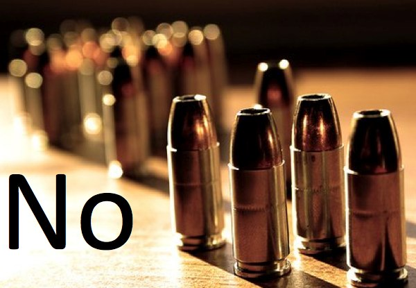 no bullets