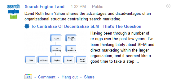 optimized social content