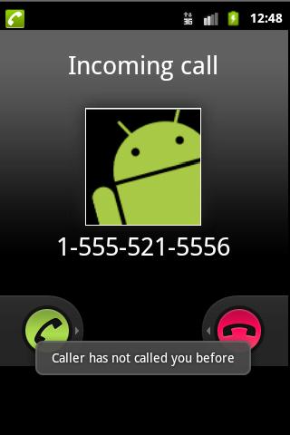 phone call incoming