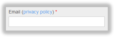 landing page privacy policy