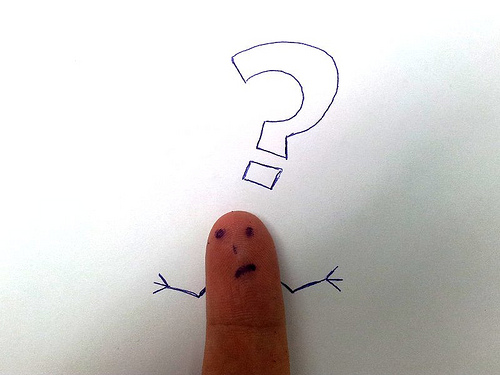 question mark