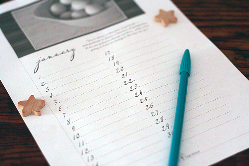 resolutions list january