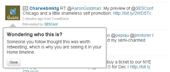 Twitter Retweet Example
