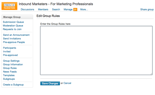 Group Rules