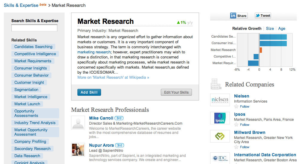 skills linkedin
