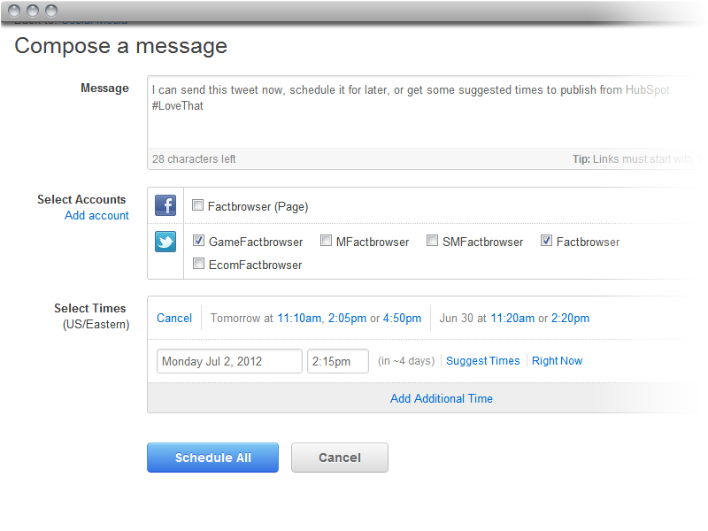 social media publishing tool