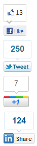 social sharing buttons