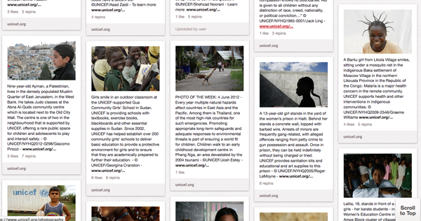 UNICEF Pinterest