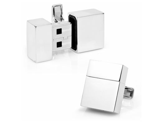 USB cufflinks