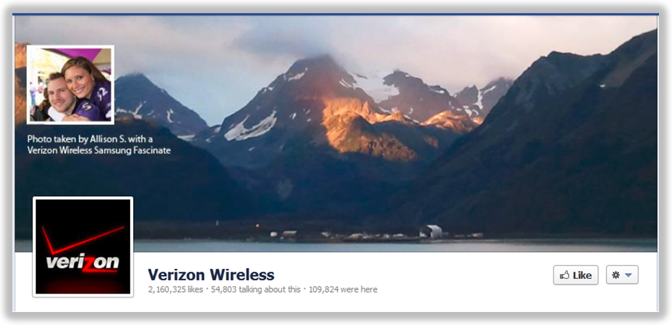verizon facebook photo
